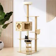 Alopet Cat Tree Tower Scratching Post Scratcher Cats Condo House Bed Furniture Model 6-162cm