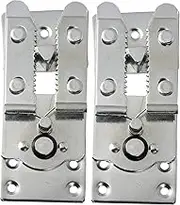 GAROZATION 2Pcs Heavy Duty Iron Sofa Connector Plates Upholstery Couch Joint for Modular Furniture Secure Sectional Sofa Connection Corrosion Resistance