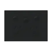 HPM VIVO Double Powerpoint With Extra Switch - Grey