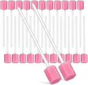Healvian 250 Pcs Disposable Mouth Swabs Sponge, Swabs for Teeth Cleaning,Disposable Oral Care Swabs,Mouth Swabs for Mouth Cleaning,Disposable Swabsticks,Disposable Oral Sponge Swabs