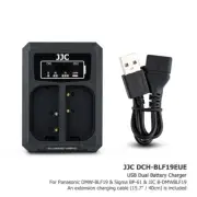 USB Dual Battery Charger fits Panasonic DMW-BLF19 for Panasonic GH5S GH5 GH4 GH3