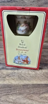Royal Doulton Bunnykins Infant's 2 Pc Set Cereal Bowl & Mug New in Box