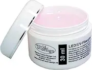 30 ml LED/UV Fibreglass Gel Thick Viscose Pink Clear Pink Clear 1 Phase Gel Builder Gel