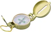 Hiking Compass, Waterproof Metal Sighting Compass, 7.4x5.3x2.5cm, Navigation Tool, Compact Aiming Lines, Magnifying Glass, Hangable Ring, Small Tool for Kids, Adults, Family