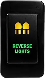 12V 3A ON-OFF Push button Switch REVERSE LIGHTS for Nissan PATROL GQ (1987~1997) GU Series 1 (1997~2001) AMBER GREEN