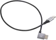 BIUDECO K Cable Male to Male Monitor Tv Connector Laptop Compatible Short Sturdy Aluminum Alloy Pvc