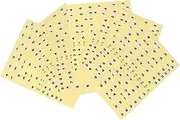 LRXIYODE Stickers Pack 7 Pcs Guitar Scale Stickers Fretboard Decals Easy Application Acoustic/electric Guitar Thin