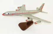 American Airlines Boeing 707-300 Retro Astrojet Desk Top 1/100 Model AV Airplane