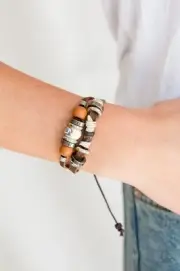 Paparazzi Trail Trotter BROWN Urban Bracelet!
