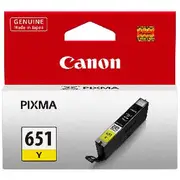 Canon CLI 651 Ink Cartridge Yellow