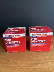 Office Depot 2HD 1.44 MB Floppy Disk 25 Unopened Package 17 Open Package