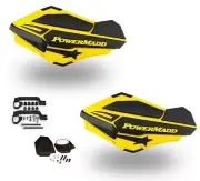 PowerMadd Sentinel Handguard Hand Guards Kit Yellow Snow Mobile Snowmobile 34406