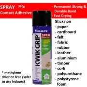 Surface Adhesive Spray Glue Cardboard,Felt,Fabric,Rubber,Aluminium, Timber,Foam