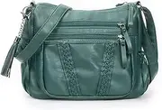 [VOLGANIK ROCK] Crossbody Bag for Women with Tassel Ladies Soft PU leather Purses and Handbag Pocketbooks
