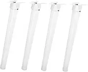 WHAMVOX 4pcs Metal Folding Table Legs High Easy to Install for Laptop Tables Bedside Furniture and Tables Space-Saving Accessories for Home Use