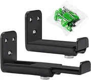 Sound Wall Brackets - Double Adjustable Depth Wall Sound Brackets - Video Room Center Channel Speaker Wall Mount for Home, Cafe, Hotel, Mall