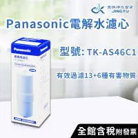 在飛比找蝦皮購物優惠-【京漁淨水百貨】國際牌Panasonic濾心 TK-AS46