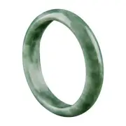 Beautiful Natural Real Chinese Green Jade Bangle Bracelet Dark Green 65 66mm
