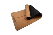 Cork Yoga Mat with Carry Straps (Body Line)