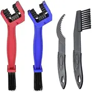 Bicycle Chain Washer, 4 Piece Bike Chain Cleaning Brush, Chain Cleaner Set, Accessories Repair Cleaning Tool, Motorcycle Mountain Bike Accessories Maintenance Tool