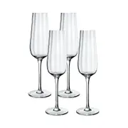 Villeroy & Boch Rose Garden Flute, Set of 4