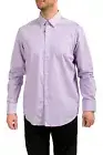 Hugo Boss Men's Enzo Regular Fit Striped Dress Long Sleeve Shirt US 16.5 IT 42