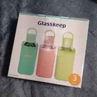 在飛比找蝦皮購物優惠-glasskeep 玻璃保溫瓶 三入組 全新未使用 glas