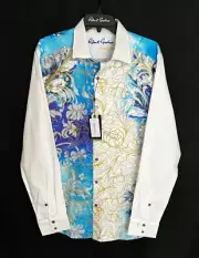 Robert Graham THE BELL Large LIMITED EDITION $398 NWT Classic Fit L