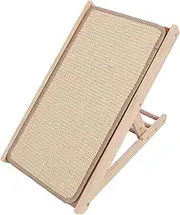 Cat Scratching Board, Sisal Cat Scraching Mat Adjustable Height Vertical Cat Scratcher, Cat Scratch Pad Furniture Protector, Sisal Cat Scratching Ramp for Cat Claw Grinding