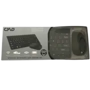 Cylo Wireless Keyboard & Mouse Set - Black - PC/Mac Compatible New