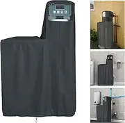 BENVOL Water Softener Cover -Water Softener Cover,Easy Install, All-Season Protection, Marine Grade 900D Waterproof Oxford Fabric，Universal Fit 64"x40"x16" - Black，Protect Your Outdoor Water Softener.