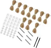 DRESSOOS 2 Sets Honeycomb Curtain Accessories Roller Shade Clutch Rv Curtain Camper Replacement Blinds Rv Screen Door Parts Rv Door Retainer Kit Camper Blinds for Windows Rv Repair Parts