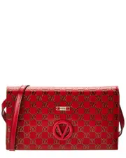 Valentino by Mario Valentino Lena Monogram Leather Shoulder Bag