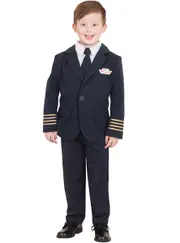 QANTAS Captain Boys Pilot Uniform Costume