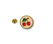 pins pin's flag national badge metal lapel hat button vest cherry