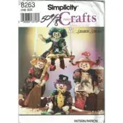 Simplicity Sewing Pattern 8263 Girl and Boy Clowns Sharon Simons