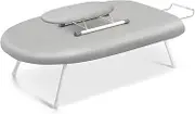 Tabletop Ironing Board with Folding Legs, Removable Cover, Small Ironing Board with Heat Resistant Cover, Household Essentials Basic