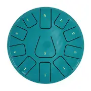 8 Inch Steel Tongue Drum 11 Notes Handpan Drum with Drum Mallet Finger P1H9