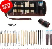 30Pcs Clay Sculpting Carving Tools Set Pottery Modeling Kit