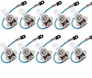 XiaoNingNing 10 PCS H3 24V 70W 3200K Yellow Fog Halogen Bulb Light Auto HeadLights Quartz Glass Car Light Source Parking