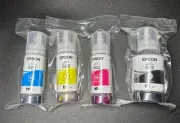 EPSON 502 Ink Set Ecotank Magenta, Cyan, Yellow, & Black New Sealed