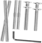 GRIRIW 1Set Double End Threaded Bolt Fasteners for Cat Scratching Post Includes Flat Head Key Durable Construction for Secure Installation Bolt Assortment