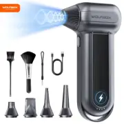 WOLFBOX MF100 Compressed Fan Duster 150000RPM Super Power Electric Air Duster Re