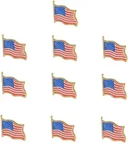 [HAPINARY] 10pcs Men Accessories Rhinestone Jewelry Rhinestone Accessories Lapel Pins for Men Brooch Presidents Day Backpack Hat United States Badge Man Scarf Pin Men