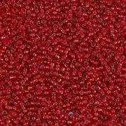 Silver-Lined Red Miyuki Seed Beads 15/0 (15-91419-TB)