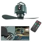 Portable Camping Fan with LED Lantern with Remote 5200mAh Rechargeable