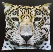 NWT Daiso Animal Print Polyester Square Cushion Cover 15.7" x 15.7" (3D Design)