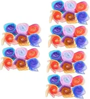 [WRITWAA] 36pcs Juggling Scarves for Boy Girl Dance Performance Chiffon Scarves Versatile Play Props for Creative Fun and Learning