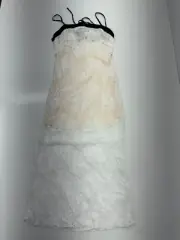 Shein Prive Womens White Lace Dress Size Small