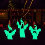 Halloween Yard Signs with Stakes , Glow in the Dark Ghost Decorations
